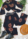 Black Batik Sun Trousers Free Size